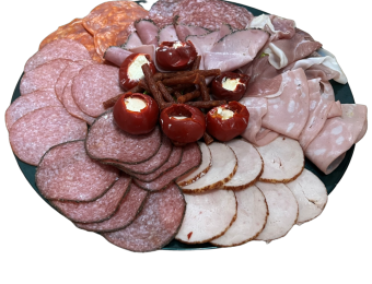 buffet menu meat platter