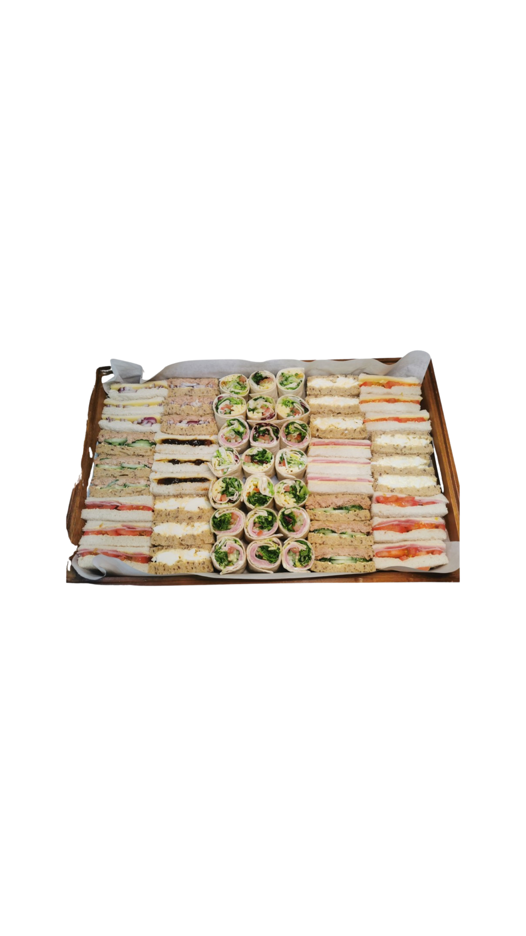 Buffet selection sandwiches
